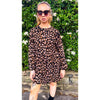 leopard print smock dress